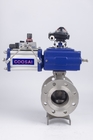DN250 Segment Ball Valve For High Pressure Systems In Oil And Gas Industry