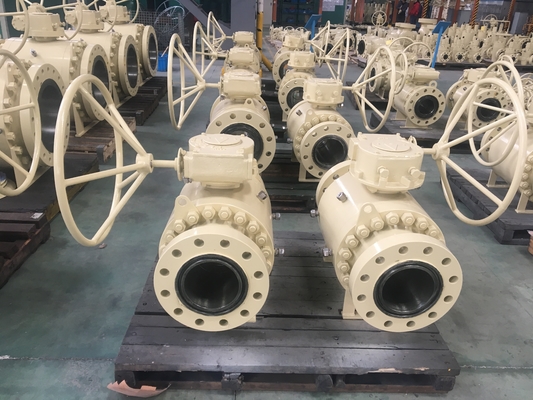 Anti Static Trunnion Ball Valve Blowout Proof and Corrosion Resistant