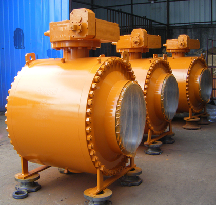 Anti Static Trunnion Ball Valve Blowout Proof and Corrosion Resistant