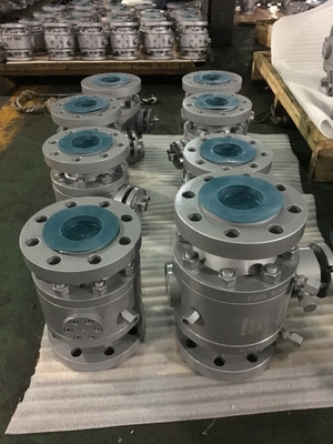 600LB Trunnion Ball Valve with Soft Seat and Bleed Function
