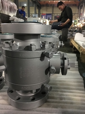600LB Trunnion Ball Valve with Soft Seat and Bleed Function