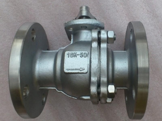 Blowout Proof Stem Floating Ball Valve -101.C~ 280.C Stainless Steel Nameplate