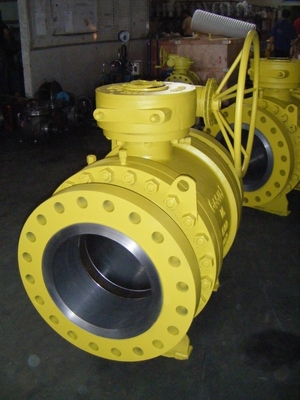 2500lb Double Block Trunnion Ball Valve for 16 Inch Size and Harsh Environments