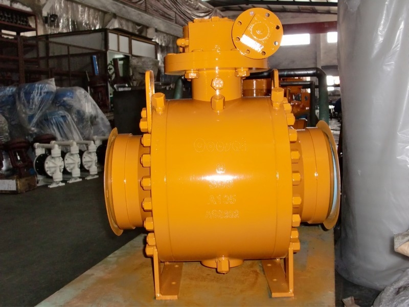 Side Entry Forged Trunnion Ball Valve With BW Ends