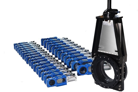 Connexion à l'extrémité de la gaufre Valve de porte de couteau lourde 2-48 pouces avec conception lourde